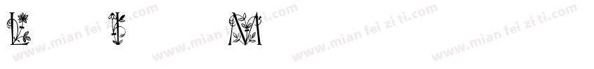 Lilith Initials Medium字体转换